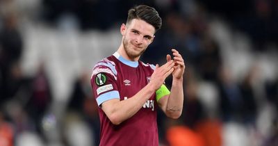 David Moyes makes transfer admission about Declan Rice amid Manchester United links