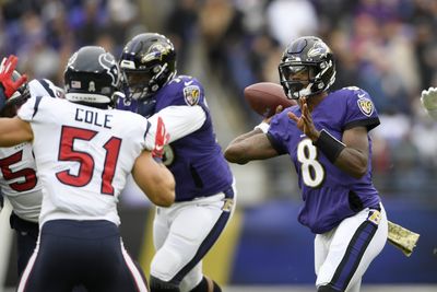 Texans open as 9.5-point underdogs to the Ravens in Week 1