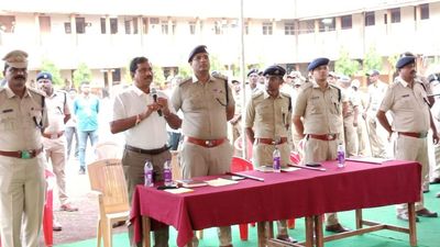 Security arrangements in place at counting centre in Bidar