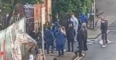 Gardai launch investigation after violent clash near tents of refugees in Dublin