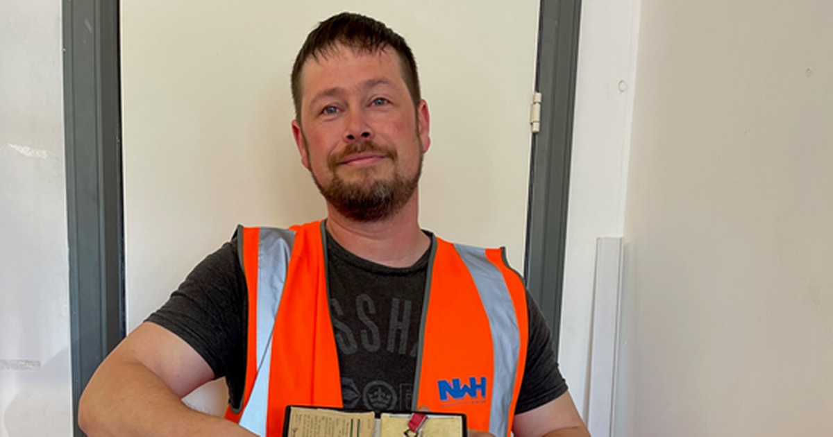 Edinburgh recycling centre finds historic CBE medal…