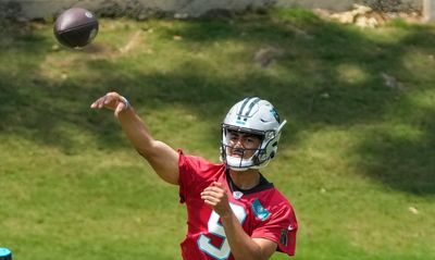 WATCH: Bryce Young’s first throws as Panthers QB