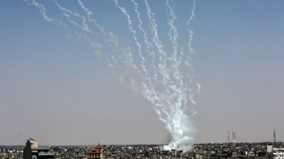 Terrorists Launch Barrage Of Rockets As IDF Strikes PIJ Sites In Gaza