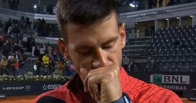 Novak Djokovic pays emotional tribute to victims of Belgrade school shooting