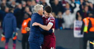 David Moyes admits Declan Rice is likely to leave West Ham this Summer