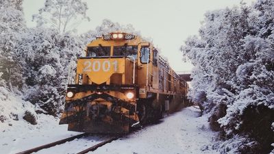 Train driver's story of life on Tasmanian railways, from wrecks and near-misses to opera and stunning beauty