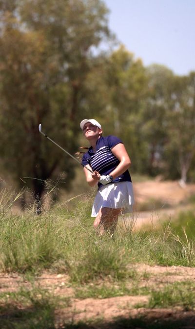 NGI college golf: Penn State sub Michelle Cox hits opening tee shot and keeps on running