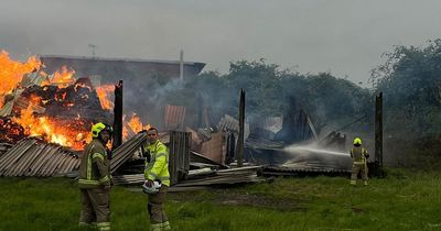 'It's all gone' - Owners devastated after large fire tears through Nottinghamshire barn