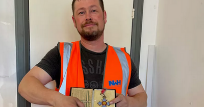 Scots recycling centre finds historic WW2 medal hidden in pile of rubbish