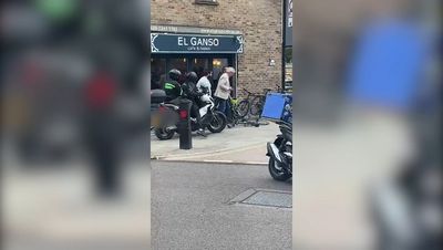 Watch: Man ‘shaken’ after fending off power-tool wielding bike thieves in east London