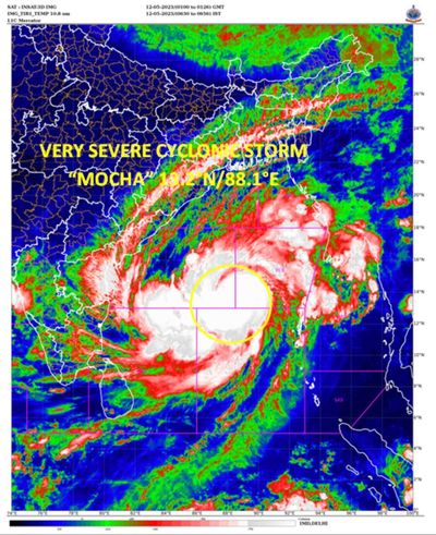 Thousands along Bangladesh, Myanmar coast told to seek shelter as powerful Cyclone Mocha approaches