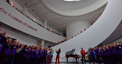 Hundreds pack out Museum of Liverpool for "spinetingling" Beatles cover ahead of Eurovision final