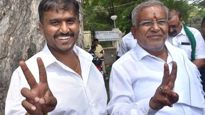 Father, son win in Chamundeshwari and Hunsur