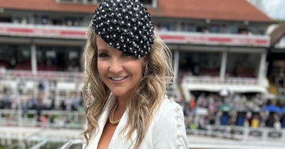 Helen Skelton's 'hotter than hot' races outfit at Marks and Spencer as she teases with glimpse of bra