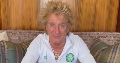 Rod Stewart welcomes second grandchild with baby already in first Celtic strip