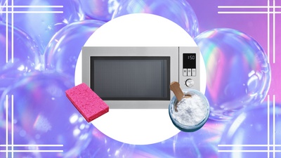How to clean a microwave with baking soda