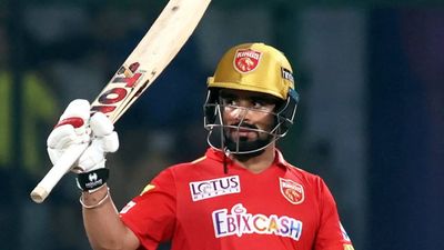 Punjab Kings' Prabhsimran Singh slams maiden IPL hundred