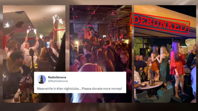 Parties at Kyiv nightclubs amid the war? Watch out for these misleading images