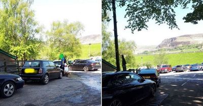'We're getting shouted and sworn at, it's the same story': Anger as Dovestone Reservoir car park descends to chaos AGAIN