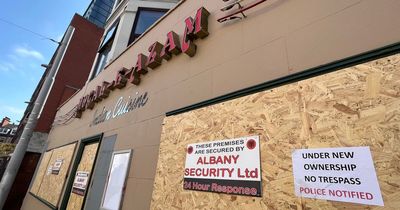 Longstanding Nottingham Indian restaurant Mogal-E-Azam boarded up as sign put up