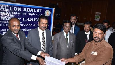 National Lok Adalat in T.N. settles 80,655 cases and awards ₹421.7 crore