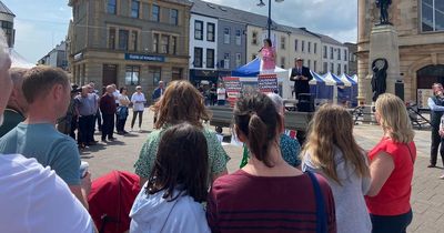 Hundreds attend rally to oppose maternity closure at Co Derry hospital