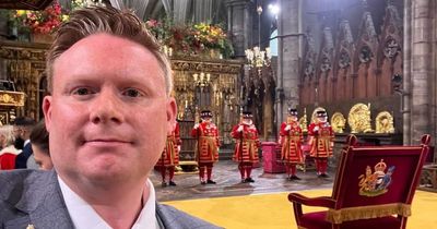 Covid hero Richard from Perth stands among celebrities at Westminster Abbey coronation event