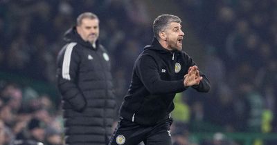 Stephen Robinson jokes Celtic boss Ange Postecoglou must be 'shaking in his shoes' as pair compete for manager of the year award