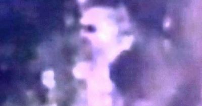 'Ghost' caught on camera in creepy abandoned friary where human bones littered the ground