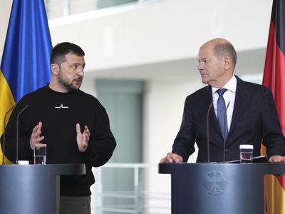 Ukraine's President Zelenskyy is in Germany for the first time since Russia invaded