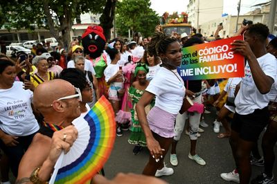 Cuba's LGBTQ community celebrates same-sex marriage with pride conga