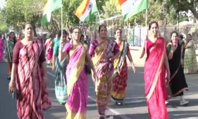 Mother's Day: Over 3,000 women participate in 'Saree Walkathon' event organised by Rajkot Police