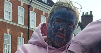 Woman claims extreme face tattoos got her 'banned from TikTok' as trolls report her