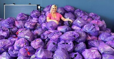 East Belfast slimmers donate old clothes to raise money for cancer charity