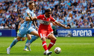 Middlesbrough’s Chuba Akpom fails to punish Coventry as first leg ends level