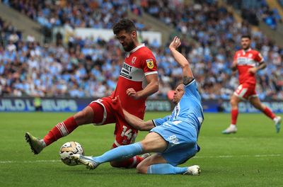Coventry and Middlesbrough fail to land early blow in Championship play-off semi-final
