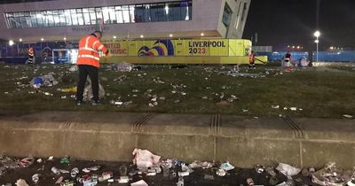 Eurovision Village dismantled as ‘stars’ lead clean-up through the night