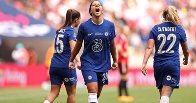 Sam Kerr edges out Manchester United to claim fifth FA Cup title in front of record crowd