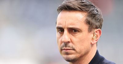 Gary Neville left baffled by 'incredible' decision early in Arsenal vs Brighton