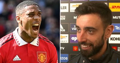 Bruno Fernandes reveals Anthony Martial tradition he knew would inspire goal vs Wolves