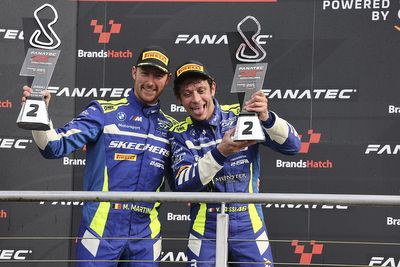 Valentino Rossi takes first podium in GT World Challenge Europe at Brands Hatch