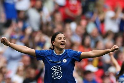 Kerr strikes as Chelsea win record-breaking Women's FA Cup final