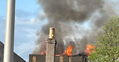 Huge fire rips through former Scots nightclub as crews race to scene