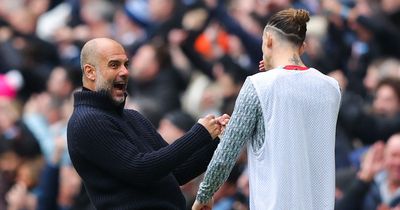 What Man City boss Pep Guardiola said to Liverpool defender Kostas Tsimikas after bizarre touchline confrontation