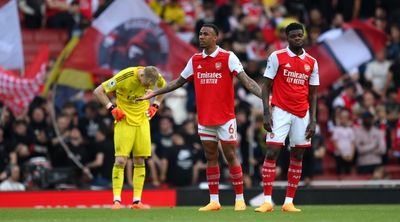 Arsenal title hopes all but dead as Gunners' loss to Brighton leaves Man City on brink