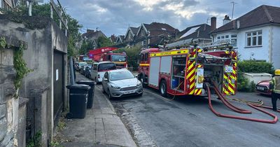 Plumes of smoke seen across Bristol as "substantial" fire starts in bedroom of house