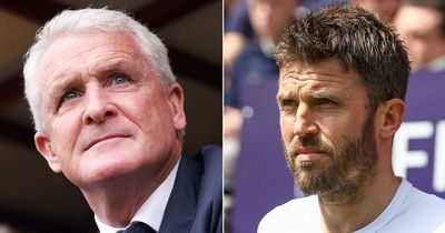 Ex-Man Utd stars Michael Carrick and Mark Hughes' contrasting emotions after play-offs