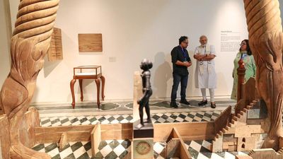 PM visits exhibition marking 100 episodes of ‘Mann Ki Baat’