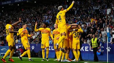 Barcelona pummel Espanyol in derby to clinch first LaLiga title since Messi exit