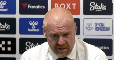 Sean Dyche names Everton player he thought was 'outstanding' in Man City defeat